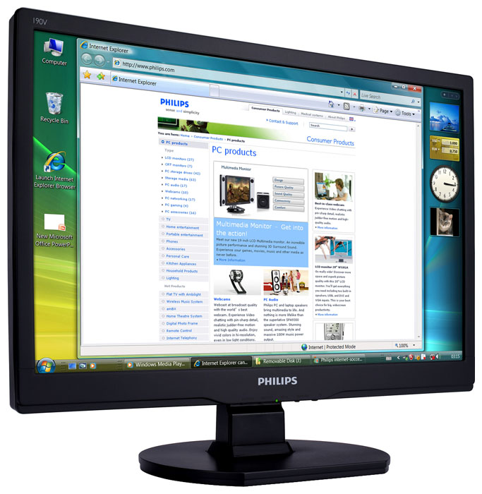 ������ ������� Philips 190V1SB (190V1SB/62) ���� 2