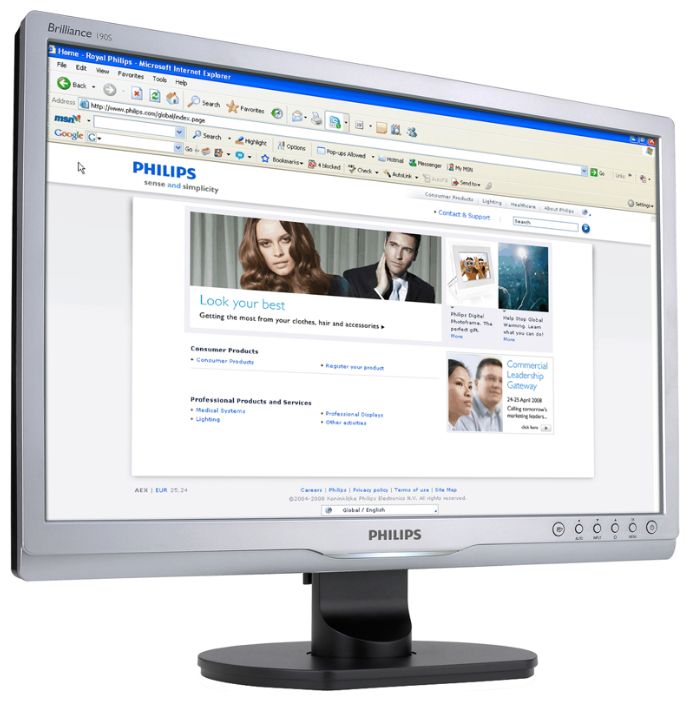 ������ ������� Philips 190S1SS (190S1SS/00) ���� 2