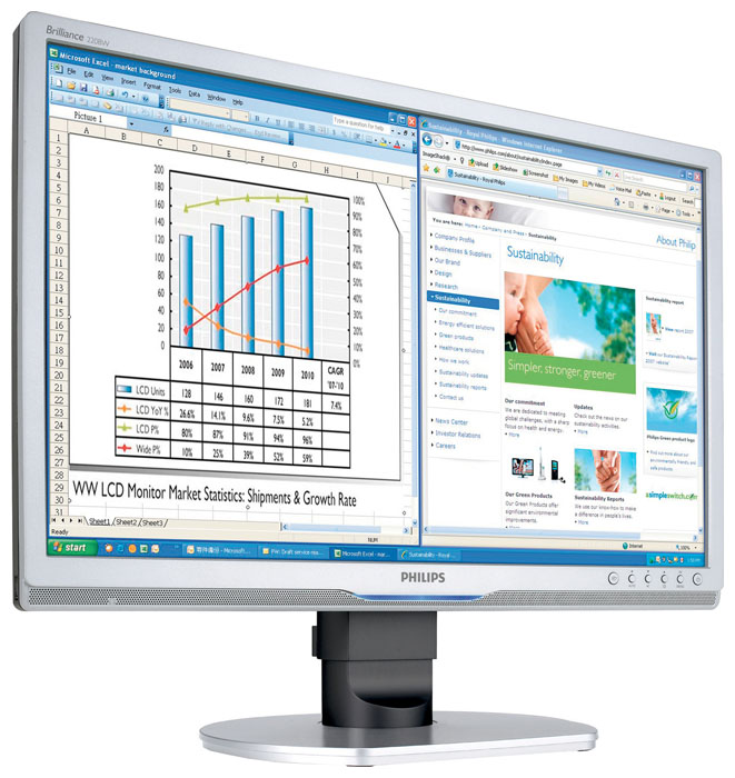 Монитор Philips 220BW9CS Монитор Philips 220BW9CS