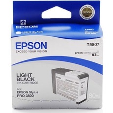 Струйный картридж Epson C13T580700 серый Струйный картридж Epson C13T580700 серый