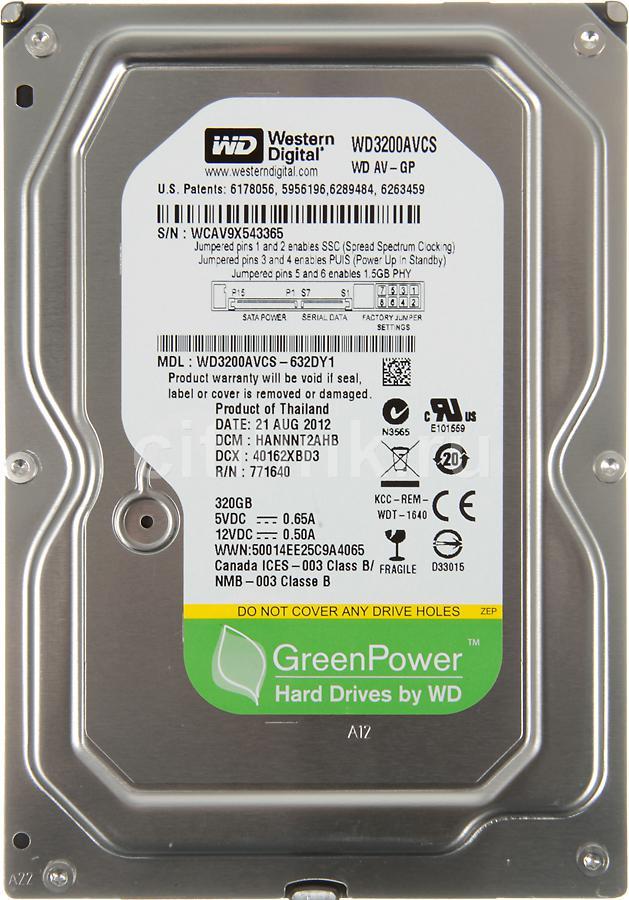 Жесткий диск Western Digital WD3200AVCS Жесткий диск Western Digital WD3200AVCS
