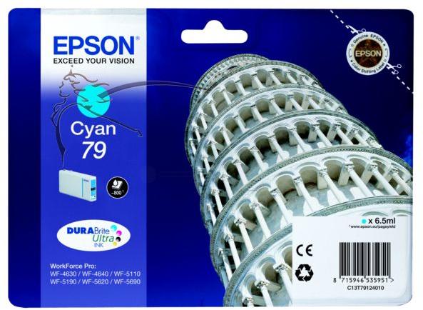 Тонер-картридж Epson C13T07924010 голубой Тонер-картридж Epson C13T07924010 голубой