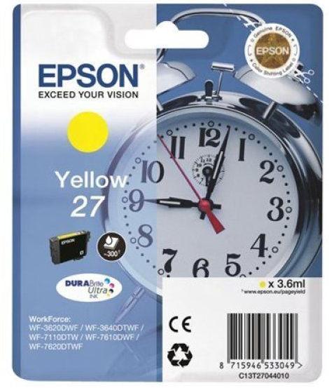 Струйный картридж Epson C13T27044022 желтый Струйный картридж Epson C13T27044022 желтый