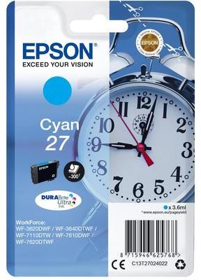 Струйный картридж Epson C13T27024022 голубой Струйный картридж Epson C13T27024022 голубой