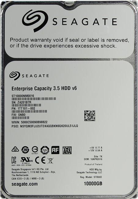 Жесткий диск Seagate ST10000NM0016 Жесткий диск Seagate ST10000NM0016