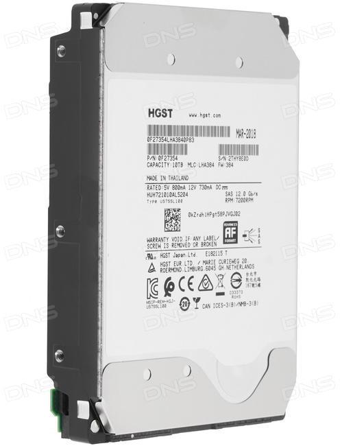 Жесткий диск Hitachi HUH721010AL5204 Жесткий диск Hitachi HUH721010AL5204