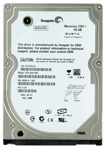 ������� ���� Seagate ST910021AS