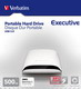 ������ ������� ������� ���� Verbatim Executive White 2.5" USB 2.0 500 �� (47589) ���� 2
