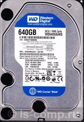 ������ ������� ���� Western Digital Caviar Blue 640 �� (WD6400AAKS) ���� 3