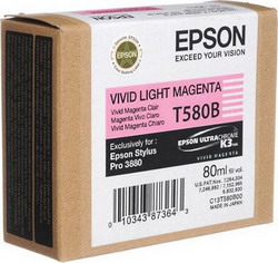 Струйный картридж Epson C13T580B00 светло-пурпурный Струйный картридж Epson C13T580B00 светло-пурпурный