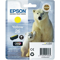 Струйный картридж Epson C13T26144010 желтый Струйный картридж Epson C13T26144010 желтый