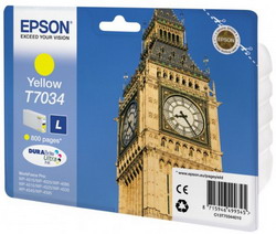 Струйный картридж Epson C13T70344010 желтый Струйный картридж Epson C13T70344010 желтый