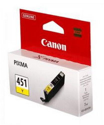 Струйный картридж Canon CLI-451Y желтый Струйный картридж Canon CLI-451Y желтый