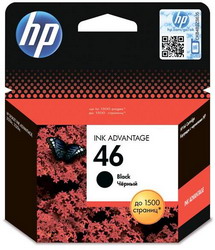 Струйный картридж HP 46 черный Струйный картридж HP 46 черный