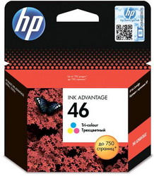 Струйный картридж HP 46 черный Струйный картридж HP 46 черный