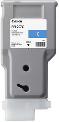 Струйный картридж Canon PFI-207C голубой Струйный картридж Canon PFI-207C голубой