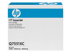 Лазерный картридж HP Q7551XC черный в технической упаковке Лазерный картридж HP Q7551XC черный в технической упаковке