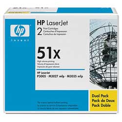 Лазерный картридж HP Q7551XD черный двойная упаковка расширенной емкости Лазерный картридж HP Q7551XD черный двойная упаковка расширенной емкости